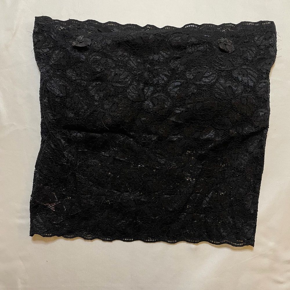 Cocoa Lingerie size medium/large black lace bandeau